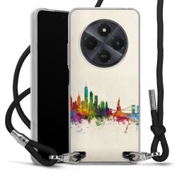 New Carry Case Transparent Stoff schwarz/silber