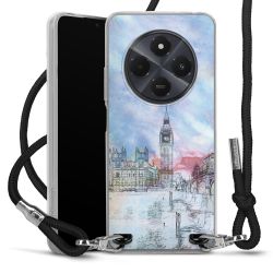 New Carry Case Transparent Stoff schwarz/silber