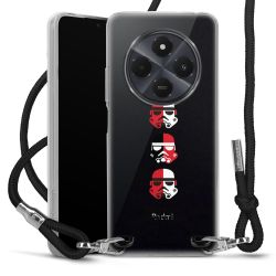 New Carry Case Transparent Stoff schwarz/silber