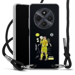 New Carry Case Transparent Stoff schwarz/silber