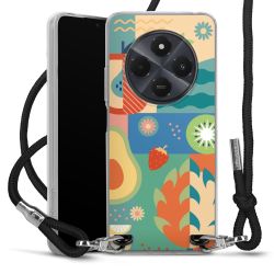 New Carry Case Transparent Stoff schwarz/silber