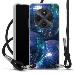 New Carry Case Transparent Stoff schwarz/silber