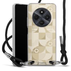 New Carry Case Transparent Stoff schwarz/silber