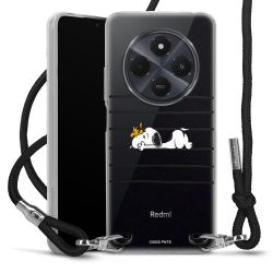 New Carry Case Transparent Stoff schwarz/silber