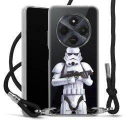 New Carry Case Transparent Stoff schwarz/silber