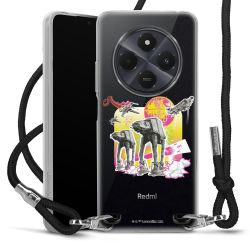 New Carry Case Transparent Stoff schwarz/silber