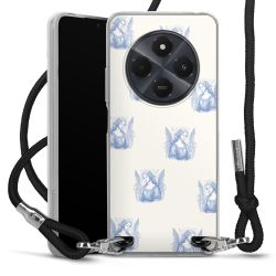 New Carry Case Transparent Stoff schwarz/silber