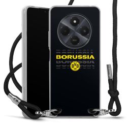 New Carry Case Transparent Stoff schwarz/silber