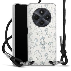 New Carry Case Transparent Stoff schwarz/silber