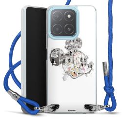 New Carry Case Transparent Stoff schwarz/silber