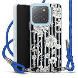 New Carry Case Transparent Stoff schwarz/silber