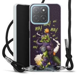 New Carry Case Transparent Stoff schwarz/silber