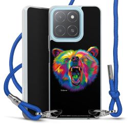 New Carry Case Transparent Stoff schwarz/silber