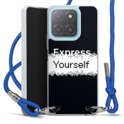 New Carry Case Transparent Stoff schwarz/silber