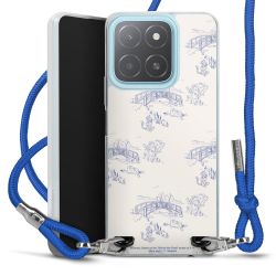 New Carry Case Transparent Stoff schwarz/silber