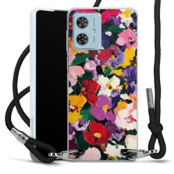 New Carry Case Transparent Stoff schwarz/silber