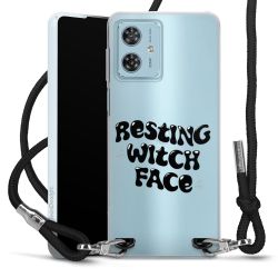 New Carry Case Transparent Stoff schwarz/silber