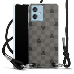 New Carry Case Transparent Stoff schwarz/silber