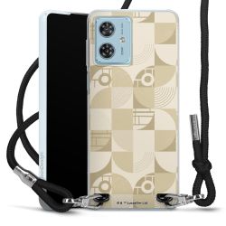 New Carry Case Transparent Stoff schwarz/silber