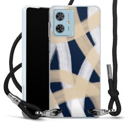 New Carry Case Transparent Stoff schwarz/silber