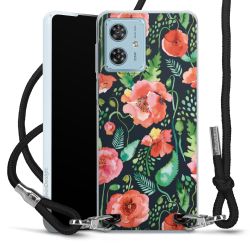 New Carry Case Transparent Stoff schwarz/silber