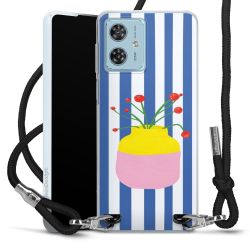 New Carry Case Transparent Stoff schwarz/silber