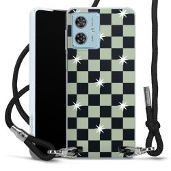 New Carry Case Transparent Stoff schwarz/silber