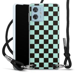 New Carry Case Transparent Stoff schwarz/silber