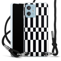 New Carry Case Transparent Stoff schwarz/silber