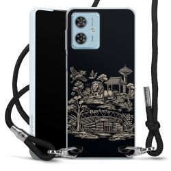 Carry Case Stoff schwarz/silber