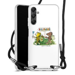 New Carry Case Transparent Stoff schwarz/silber