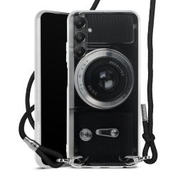 New Carry Case Transparent Stoff schwarz/silber