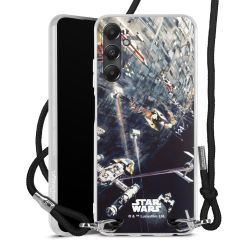 New Carry Case Transparent Stoff schwarz/silber