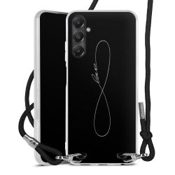 New Carry Case Transparent Stoff schwarz/silber