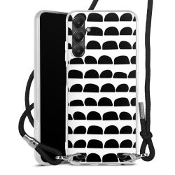 New Carry Case Transparent Stoff schwarz/silber