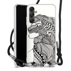 New Carry Case Transparent Stoff schwarz/silber