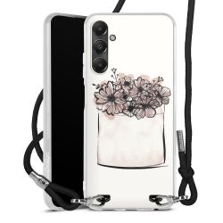 New Carry Case Transparent Stoff schwarz/silber