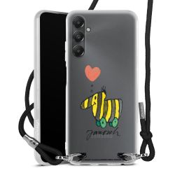 New Carry Case Transparent Stoff schwarz/silber