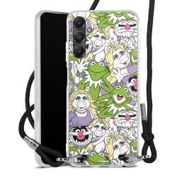 New Carry Case Transparent Stoff schwarz/silber