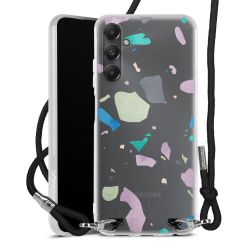 New Carry Case Transparent Stoff schwarz/silber