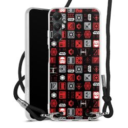 New Carry Case Transparent Stoff schwarz/silber