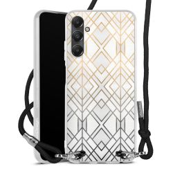 New Carry Case Transparent Stoff schwarz/silber