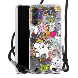 Carry Case Stoff schwarz/silber