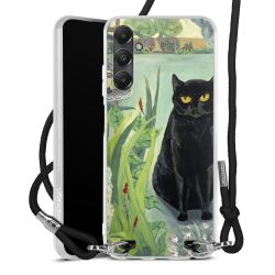 New Carry Case Transparent Stoff schwarz/silber