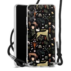 New Carry Case Transparent Stoff schwarz/silber