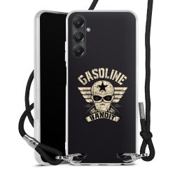 New Carry Case Transparent Stoff schwarz/silber