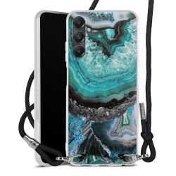 New Carry Case Transparent Stoff schwarz/silber