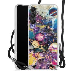 New Carry Case Transparent Stoff schwarz/silber