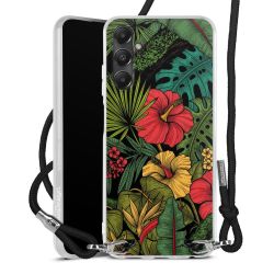 New Carry Case Transparent Stoff schwarz/silber