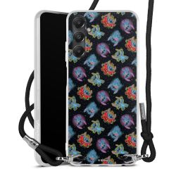 New Carry Case Transparent Stoff schwarz/silber